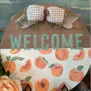 Peach Door Hanger