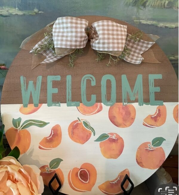 Peach Door Hanger