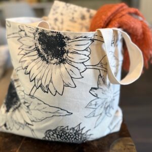 Fall-Sunflower Tote includes shipping