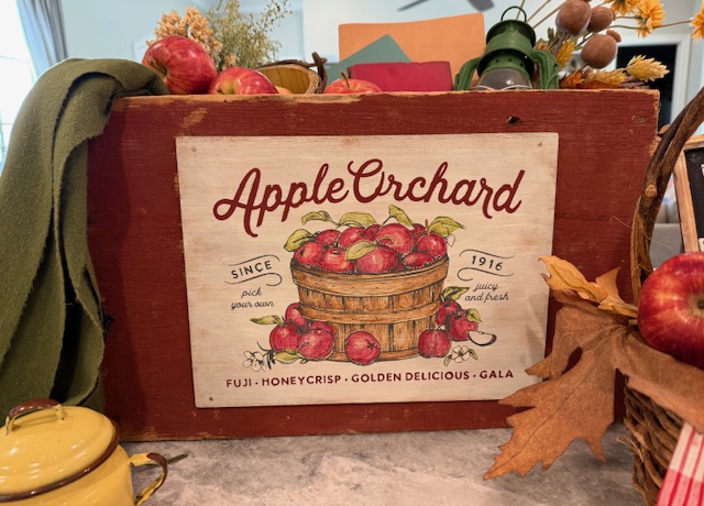 Apple Orchard Chalk Craft