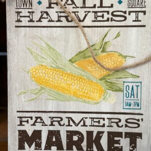 Fall Caramel Apple Party- Farmers' Market Sign Includes Shipping