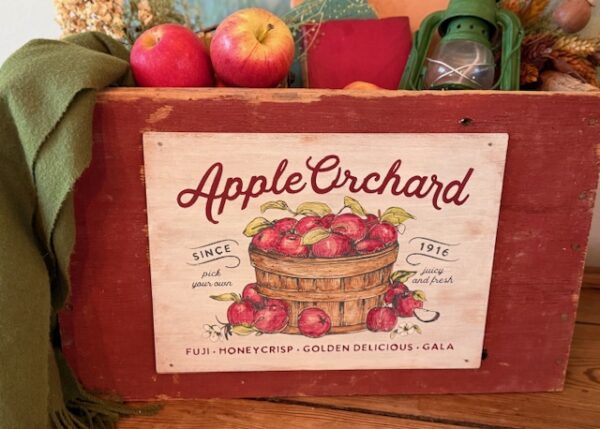 Fall Caramel Apple Party-Apple Orchard Sign Includes Shipping - Image 3