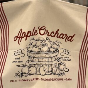 Caramel Apple Party Reserved- Apple Orchard Dishtowel (Local Pickup Only)