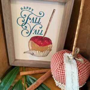 Caramel Apple Party Reserved-5x7 Caramel Apple on Linen (Local Pickup Only)