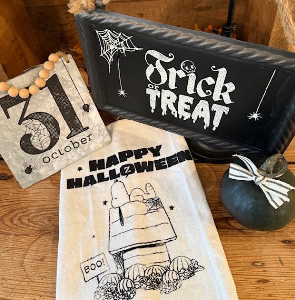 Fall- Snoopy Happy Halloween Dishtowel Includes Shipping - Image 5
