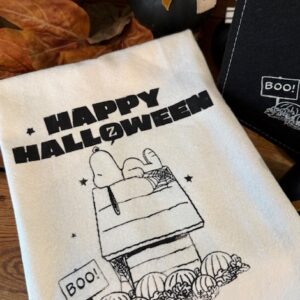 Fall- Snoopy Happy Halloween Dishtowel Includes Shipping