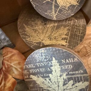 Fall-Three Round Riser Set with Shipping Included