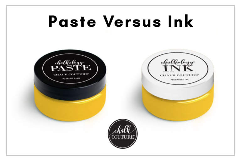 Chalk Tip: Paste Vs Ink